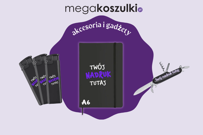 Akcesoria i gadżety z własnym nadrukiem MegaKoszulki